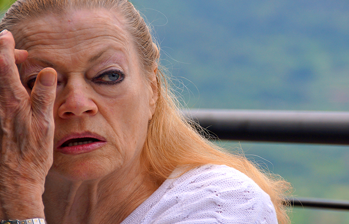 Anita Ekberg, image from the documentary Ciao Anita. Our works